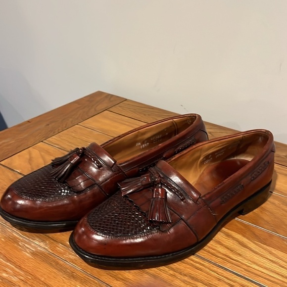 Allen Edmonds Cody British Tan Leather Loafers Size 9 1/2 D. - Picture 8 of 8